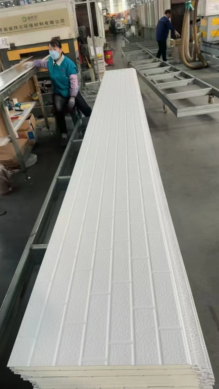 Waterproof Exterior PU Sandwich Panel Metal Siding 16mm 20mm For House factory